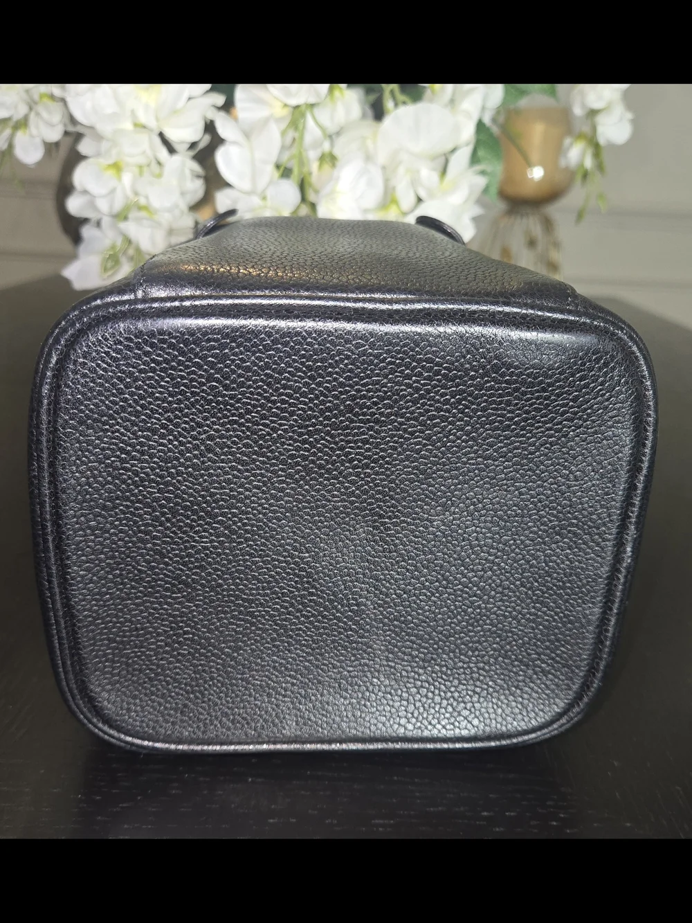Chanel Vintage Caviar Leather Timeless Tall Vanity Case